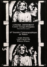 3h0047 CINEMA DIFFERENT 20x29 French museum/art exhibition 1976 different images of Marilyn Monroe!