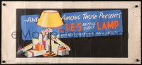3h0023 IES LAMP 11x24 advertising poster 1937 cool art of Christmas gift lamp in between presents!