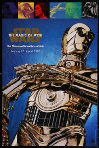 3h0055 STAR WARS: THE MAGIC OF MYTH 24x36 museum/art exhibition 2000 Minneapolis IA exhibition!