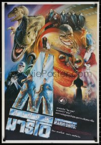 3h0829 SUPER MARIO BROS Thai poster 1993 Hoskins, Leguizamo, Tongdee art of Nintendo characters!