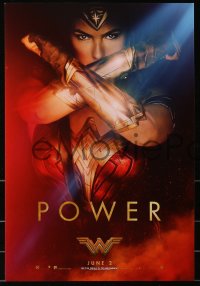 3h0007 WONDER WOMAN group of 3 mini posters 2017 sexiest Gal Gadot in title role, Power, Courage!