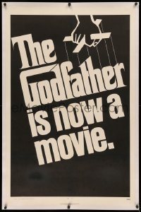 3j0293 GODFATHER linen teaser 1sh 1972 Francis Ford Coppola classic, it's now a movie, Fujita art!