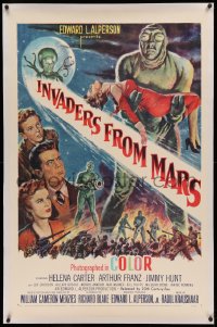 3j0320 INVADERS FROM MARS linen 1sh 1953 hordes of green monsters from outer space, true 1st release!