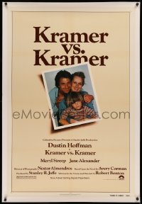 3j0328 KRAMER VS. KRAMER linen 1sh 1979 Dustin Hoffman, Meryl Streep, child custody & divorce!