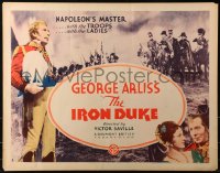3k0024 IRON DUKE style B 1/2sh 1935 George Arliss as The Duke of Wellington, Napoleon's master, rare!