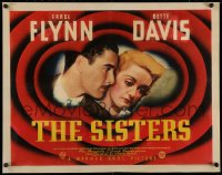 3k0035 SISTERS style A 1/2sh 1938 Errol Flynn & Bette Davis have true love, but many problems, very rare!