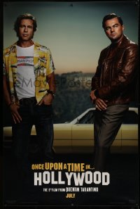 3k0110 ONCE UPON A TIME IN HOLLYWOOD 48x72 wilding poster 2019 Quentin Tarantino, DiCaprio & Pitt!