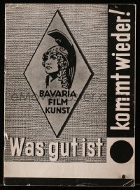 3m0132 BAVARIA FILMKUNST 1939-40 German campaign book 1939 ads for upcoming Nazi movies, rare!