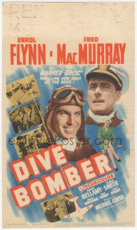 3m0148 DIVE BOMBER mini WC 1941 Michael Curtiz, pilots Errol Flynn & Fred MacMurray, very rare!