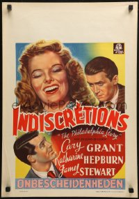 3p0184 PHILADELPHIA STORY Belgian 1947 Katharine Hepburn, Cary Grant & James Stewart