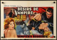 3p0185 PLAYGIRLS & THE VAMPIRE Belgian 1963 they walked innocently into his arms only to meet the devil!