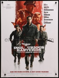 3p0129 INGLOURIOUS BASTERDS French 16x21 2009 Quentin Tarantino, Brad Pitt, Waltz, Roth, top cast!