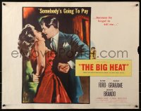 3p0794 BIG HEAT 1/2sh 1953 Glenn Ford is going to make sexy Gloria Grahame pay, Fritz Lang!