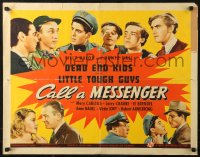3p0812 CALL A MESSENGER 1/2sh 1939 images of Dead End Kids Billy Halop, Huntz Hall & Billy Benedict!