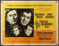 3p0816 CAPTAIN NEWMAN, M.D. 1/2sh 1964 Gregory Peck, Tony Curtis, Angie Dickinson, Bobby Darin
