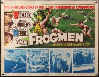 3p0882 FROGMEN 1/2sh 1951 the thrilling story of Uncle Sam's underwater scuba diver commandos!