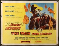3p0992 MAN FROM LARAMIE style B 1/2sh 1955 different art of James Stewart, directed by Anthony Mann!