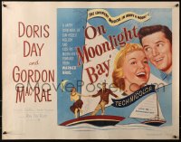 3p1024 ON MOONLIGHT BAY 1/2sh 1951 great image of singing Doris Day & Gordon MacRae on sailboat!