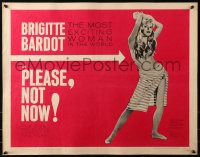 3p1026 ONLY FOR LOVE 1/2sh 1963 Roger Vadim's La Bride sur le cou, sexy full-length Brigitte Bardot!