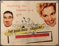 3p1094 SOLID GOLD CADILLAC style A 1/2sh 1956 Hirschfeld art of Judy Holliday & Paul Douglas in car!