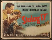 3p1106 STALAG 17 style A 1/2sh 1953 William Holden, Robert Strauss, Billy Wilder WWII POW classic!