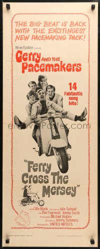 3p0608 FERRY CROSS THE MERSEY insert 1965 rock & roll, the big beat is back, Gerry & the Pacemakers!