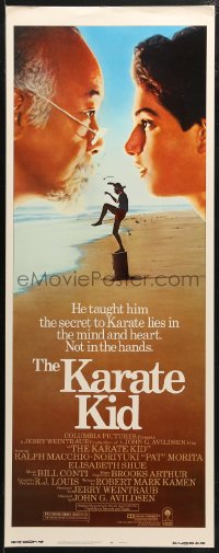 3p0639 KARATE KID insert 1984 Pat Morita, Ralph Macchio, teen martial arts classic!