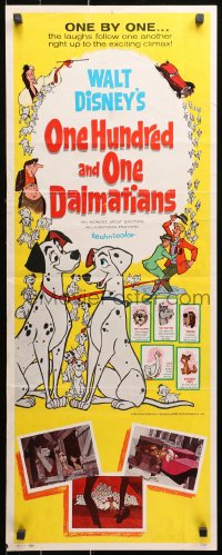 3p0675 ONE HUNDRED & ONE DALMATIANS insert 1961 most classic Walt Disney canine family cartoon!