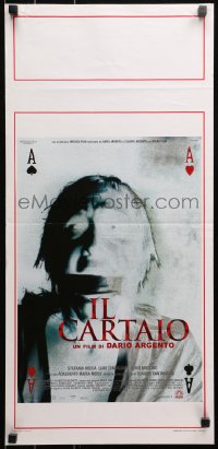 3p0289 CARD PLAYER Italian locandina 2004 Dario Argento's Il Cartaio, wild ace playing card image!