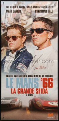 3p0313 FORD V FERRARI teaser Italian locandina 2019 Matt Damon, Bale, different, Le Mans '66!