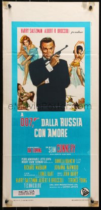 3p0316 FROM RUSSIA WITH LOVE Italian locandina R1970s Sean Connery is Ian Fleming's James Bond!
