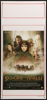 3p0343 LORD OF THE RINGS: THE FELLOWSHIP OF THE RING Italian locandina 2001 Tolkien, Peter Jackson!
