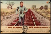 3p0237 COOL HAND LUKE Italian 18x27 pbusta 1967 Paul Newman, prison escape classic, different!