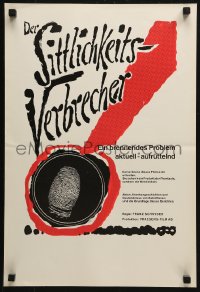 3p0053 MOLESTERS Swiss 1964 bizarre Swiss pseudo-documentary about child molesters!