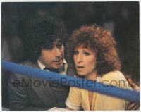 3r1244 MAIN EVENT color 11x14 still 1979 close up of Barbra Streisand & Paul Sand outside the ring!