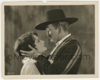 3r0078 ADVENTURER 8.25x10.25 still 1928 best romantic portrait of Tim McCoy & Dorothy Sebastian!