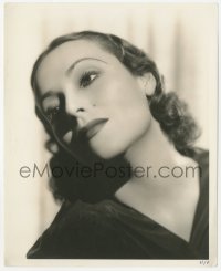 3r0201 DOLORES DEL RIO 8.25x10 still 1934 beautiful head & shoulders portrait by Elmer Fryer!