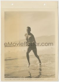 3r0207 DOUGLAS FAIRBANKS JR 8x11 key book still 1938 swimming at his beach home in Santa Monica!