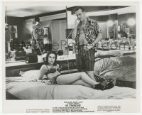 3r0209 DR. STRANGELOVE 8.25x10 still 1964 George C. Scott on phone, sexy Tracy Reed on bed, Kubrick!