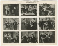 3r0240 FRONT PAGE 8x10 key book still 1931 montage of Adolphe Menjou, Pat O'Brien & Mae Clarke!
