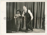 3r0291 HOW SPRY I AM 8x11 key book still 1942 Andy Clyde & young black cowboy Paul Clayton on stage!