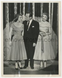 3r0310 JACK BENNY PROGRAM TV 7x9 still 1954 with wife Mary Livingstone & their daughter Joan!