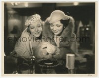 3r0321 JEWEL ROBBERY 8x10 still 1932 c/u of Kay Francis & Helen Vinson with expensive diamond ring!