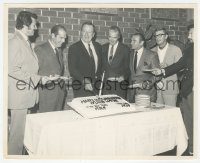 3r0326 JOHN WAYNE 8x10 still 1969 with top stars at his anniversary party after 40 years of movies!