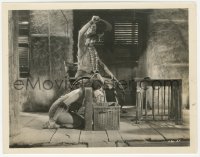 3r0343 KONGO 8x10.25 still 1932 wonderful image of Walter Huston about to behead Lupe Velez!