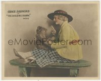 3r0519 SHIELDING SHADOW 8x10 LC 1916 Grace Darmond chastising her teddy bear, serial, ultra rare!