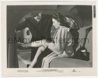 3r0355 LETTER TO THREE WIVES 8x10.25 still 1949 Paul Douglas stares at Linda Darnell's torn nylon!