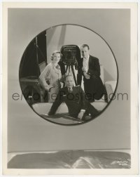 3r0370 MADE ON BROADWAY candid 8x10.25 still 1933 director Beaumont, Montgomery & Evans by camera!