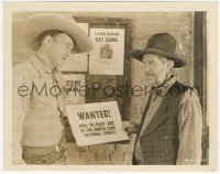 3r0376 MAN FROM UTAH 8x10.25 still 1934 close up of John Wayne & Gabby Hayes by reward posters!