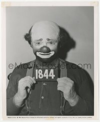 3r0377 MAN OF A THOUSAND FACES 8.25x10 wardrobe test photo 1958 James Cagney as Chaney as clown!